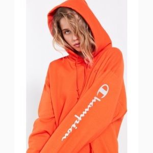 Orange Champion Hoodie